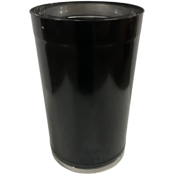 304L 8"x18" Chimney Liner Powder Coated Black - Clearance (070126-8)