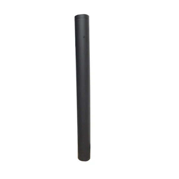 4 in x 48 in Rock-Vent Pellet Vent Pipe Black Dented - Clearance