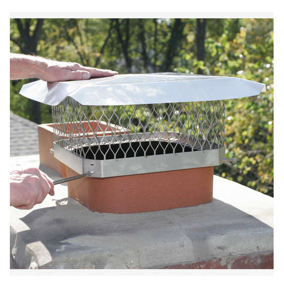 HY-C Stainless Steel Single Flue Chimney Cap - Image 2