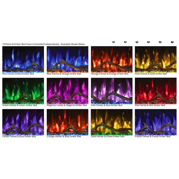 Modern Flames Spectrum Slimline Ultra-Slim Electric Fireplace - Image 3