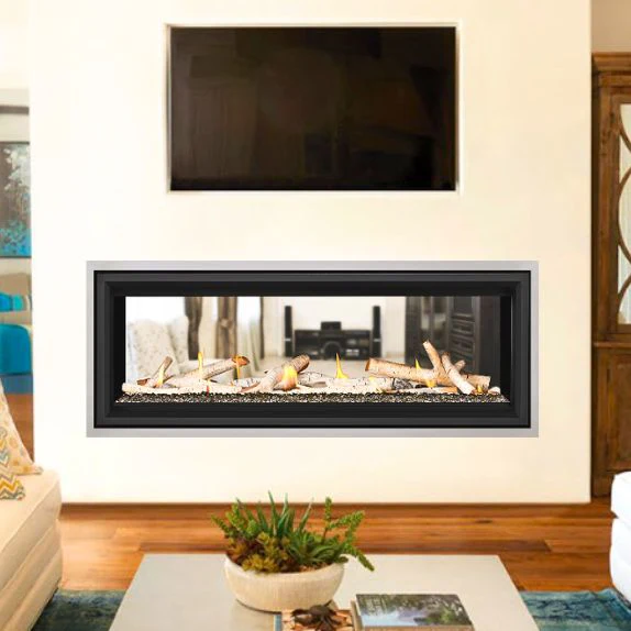 Napoleon Vector 50 Linear Direct Vent Gas Fireplace See Through - Image 3