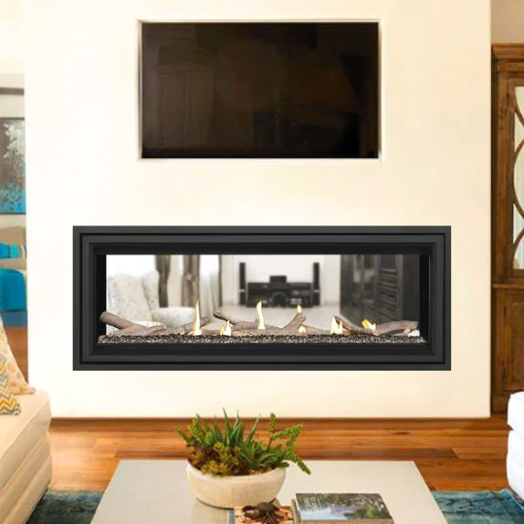 Napoleon Vector 50 Linear Direct Vent Gas Fireplace See Through - Image 4