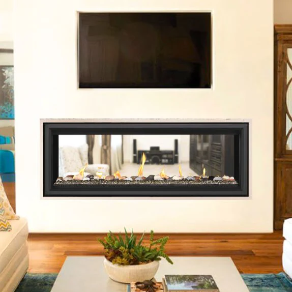 Napoleon Vector 50 Linear Direct Vent Gas Fireplace See Through - Image 5