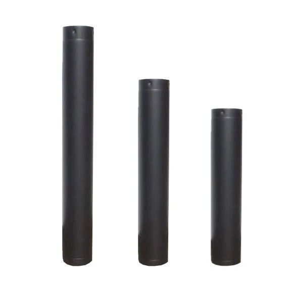 Rock-Vent Pellet Pipe - 304L Inner / Painted Black 48 in. Lengths