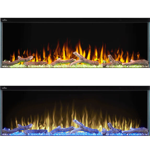 Trivista Series 3-sided Linear Electric Fireplace - Image 5